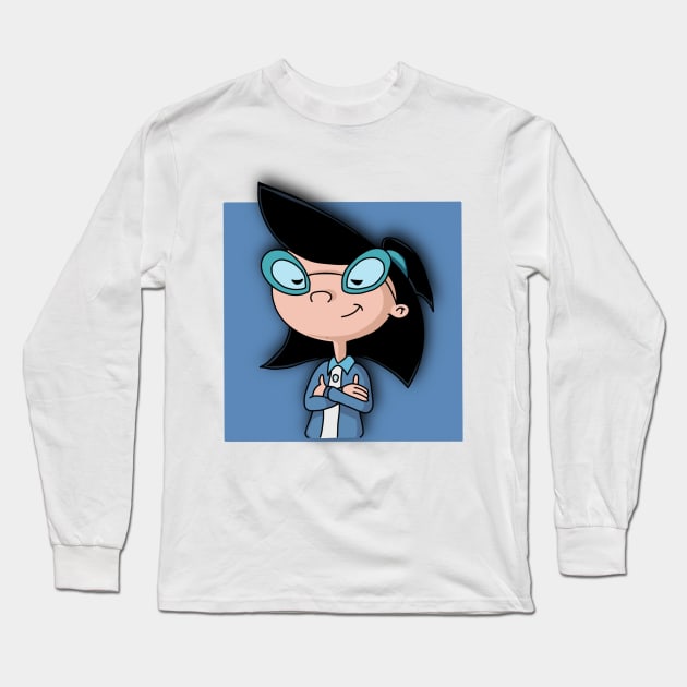 90’s Cartoon Girl Long Sleeve T-Shirt by 09GLawrence